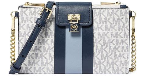 michael kors ruby small double zip crossbody|bolso michael kors jet set.